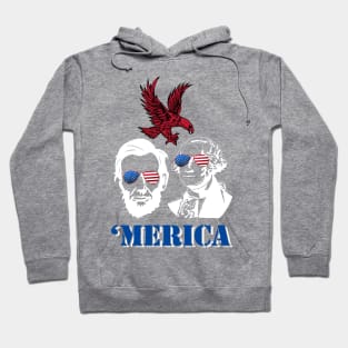 Funny 4th Of July George And Lincoln Independence Day T Shirt Hoodie